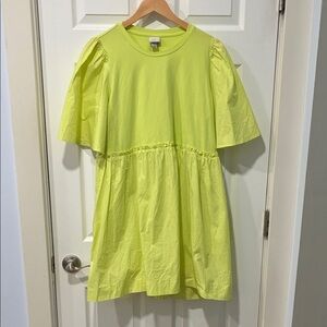 Target Bright Yellow Midi Dress